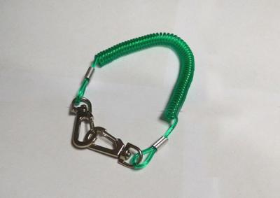 China 140MM Green PU Coated Coil Safety Tool Lanyard  for Hand Tools for sale