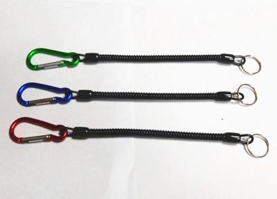 China Black 2.5MM Prevent Accidental Loss of Plier Tools Quality Fishing Carabiner Lanyards for sale