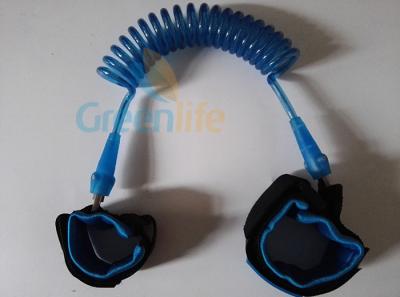 China Transparent Blue Color 1.5M Expanding Toddler Safety Harness for sale