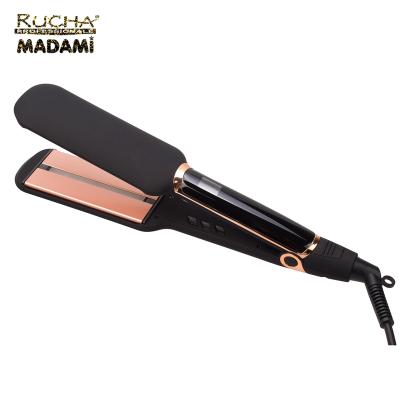 Cina US Factory Supply Large Current Nano Titanium Private Label Infrared Hair Straightener in vendita