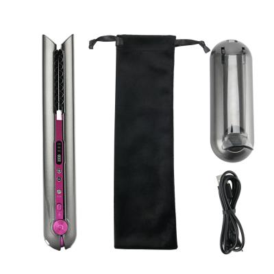 China Planchas de Para de cabello Outdoor Rechargeable Portable Hair Straightener Cordless High Temperature Flat Iron zu verkaufen