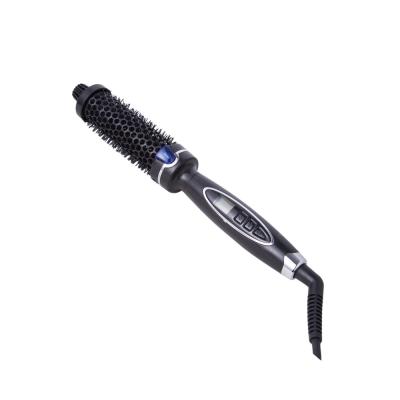 China Infrared and Negative Ionic Functions Rucha New Hot 3 in 1 Hot Air Brush Hair Curler Curling Iron Electric Rotating Ionic Hair Brush Best for sale