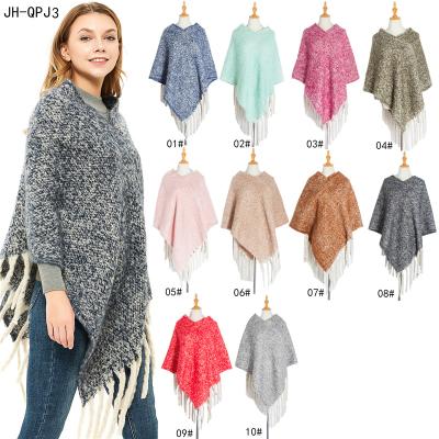 China Large Winter Scarves Poncho Cashmere Scarf Women's Tribal Fringe Hoodies European American Chinese Bohemian Shawl Covers Ponchos and Cape Shawl Lounge for sale