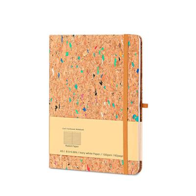 China Cork With Cotton Fabric Material Cork Cover Promotional Eco Friendly Customized Notebook For Gift for sale