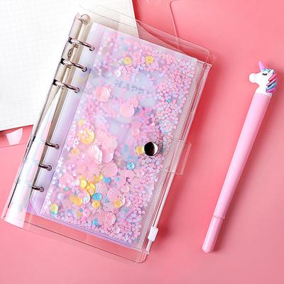 China Saddle/Sewing/Sprial Clear PVC Notebook Cover/Hardcover Book/Hot Selling Binding Softcover for Planner Spiral Notebooks for sale