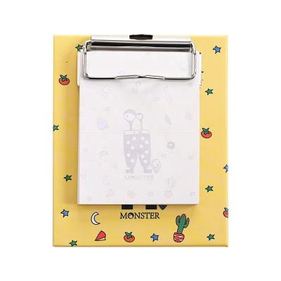 China Loose Leaf Custom Design Memo Pad Paddle Adhesive Memo Pad Clip Sticky Note With Notes for sale