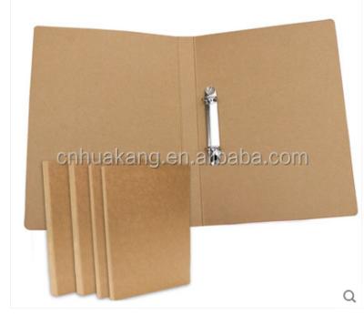 China Custom Paper Printing 2 Paper File Holder Ring Binder A4 B6 Loose Presentation Folder Holder A4 Paper File Hot Selling Products for sale