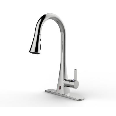 China Sense Faucets Motion Kitchen Faucet With Extra Lower Sprayer IR Sensor Kitchen Faucet for sale