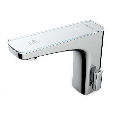 China Electric Faucets Instant Response Bathroom IR Sensor And Touch Sensor Faucet With LED Temperature Display for sale