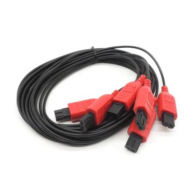 China Automobile Automotive Fuel Injector Machine Single Cable Pulse Cable Testing Cleaning Lines Because-012 for sale