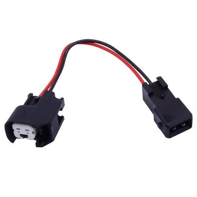 China Automotive EV1 Male Female Connector 2 Pin New Fuel Injector Adapt to EV6 Wiring for sale