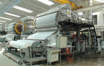 China 18t Wood Pulp Single Cylinder 220m/min Single Mold Dryer Toilet Paper Machine Max. Daily Capacity 5600mm for sale