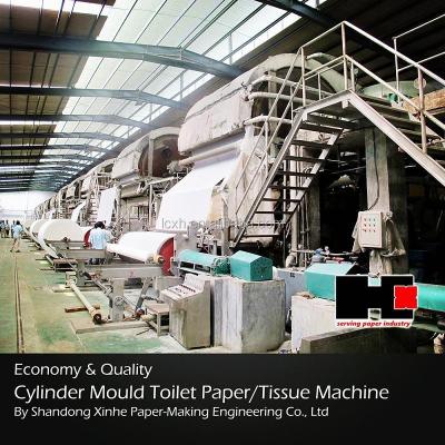 China Ancient Cylinder Bowl Mini Type Handkerchief Tissue Making Machine 1092-4200mm for sale