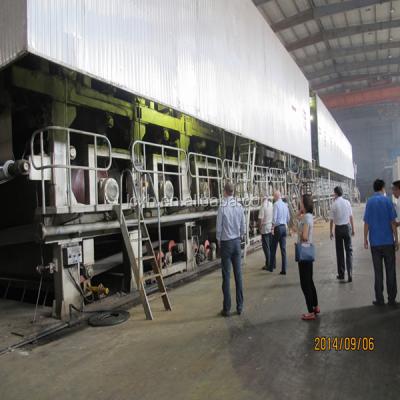 China 4300mm 180t/d for making testliner, carton and pipe paper making machine maker 180t/d for sale