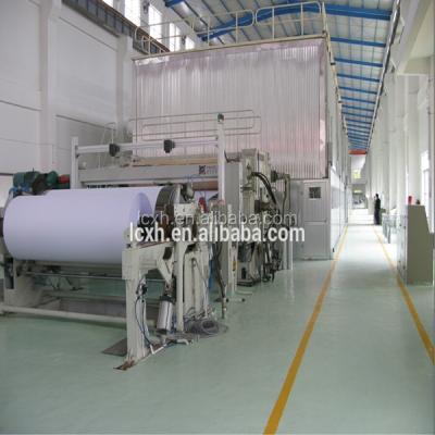 China Shandong Xinhe Machinery Recycled Paper, Wood, Bamboo, 70t/d Bagasse High Grade Cultural Paper Production Line for sale