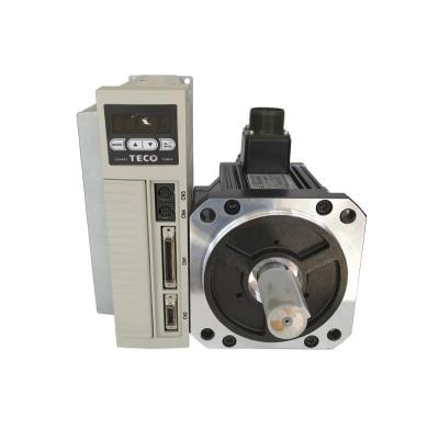 China Totally Enclosed TECO 1 KW High Torque AC Servo Motor and Controller for sale