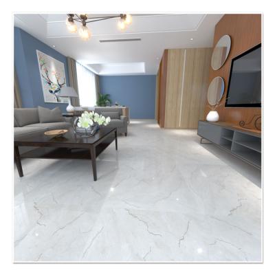 China Wear resistant living room porcelain flooring pisos porcelanato 60x60 polished crystal gray vitrified tile for sale