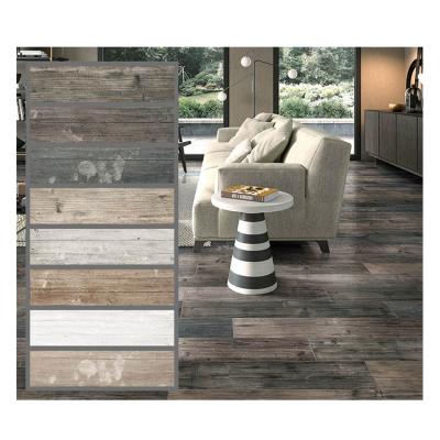 China Rustic Tiles Matt Pisos Porcelanato 60x60 Outdoor Non-Slip Antique Wooden Ceramic Wood Flooring Tiles for sale