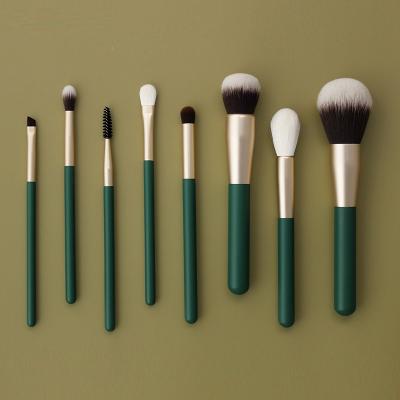 China Fan Brush Belleza Makeup Brush Luxury High End Custom Synthetic Hair Personalized Makeup Brushes for sale