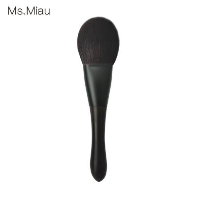 China High End LUXE Custom Fan Brush Belleza Natural Black Hair Brushes Makeup Private Label Best Quality for sale