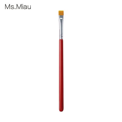 China High End Custom Fan Brush Ms.Miau Eyeliner Brush Edge Brush Private Label Makeup Brush for sale