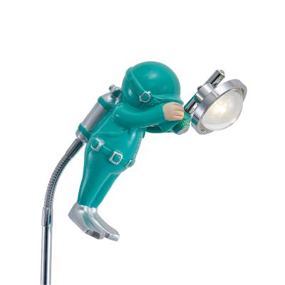 China Modern High Quality Led Cute Kids Small Man Standing Lighting Home Decoration Floor Lamps for sale