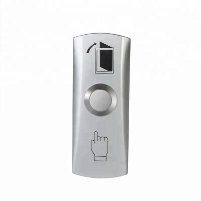 China Zinc Alloy Alloy Plate Push Button For Door Exit Release for sale