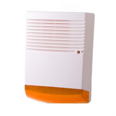 China Optional ABS Housing ABS 3 Color OEM Outdoor Burglar Siren for Home Security System with Sounder &light for sale