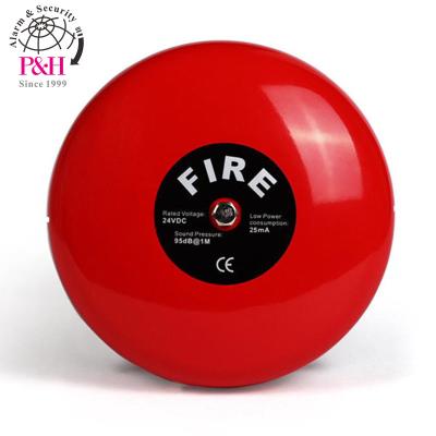 China 24V fireproof ABS 6 inch waterproof fire alarm bell, electric bell for sale