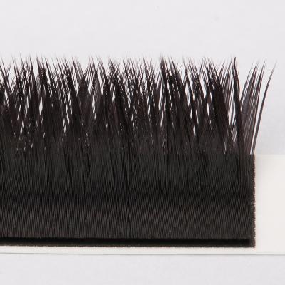 China High Dense Hand Made Natural Soft Deerlash Y Wholesale Shape YY Style Premade Volume Fan Lash Eyelash Extension for sale