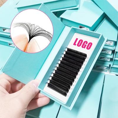 China Long Deerlash Natural High Quality Individual Private Label 0.03 Easy Fan Pbt Korean Volume Eyelash Extensions for sale