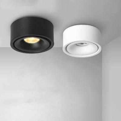 China Modern Outdoor Mounted Morden LED Downlight Ceiling Lamps 7W 10w Panel Light For Living Room Bedroom Hallway Kitchen COB AC85-265V for sale