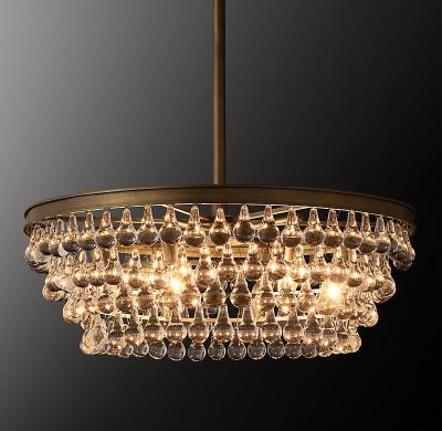 China Modern K9 Crystal Chandelier Ceiling Lamp Modern Chandelier Living Room Round Led Light Crystal Chandliers For Bedroom for sale