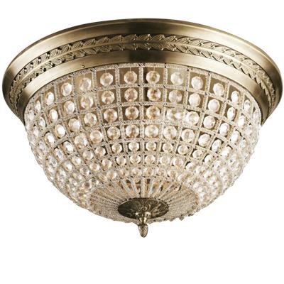 China Royal Crystal Flush Mount Ceiling Lights Vintage Crystal Chandelier Ceiling Home Lamps for Living Room Bedroom Kitchen for sale