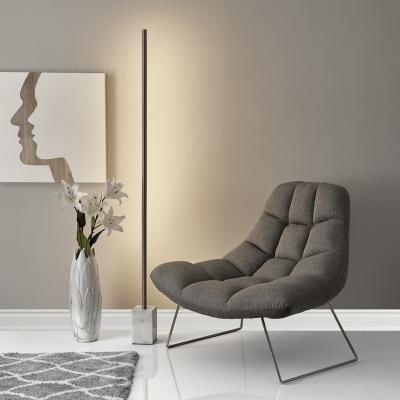 China Floor Lamp Marble Floor Light Modern Marble Decoration Lighting Creative Shade Color Simple Design Black White Lighting for sale