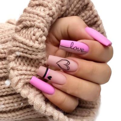 China Decorative Sticker Valentines Manicure Love Letter Flower Sliders For Nail Art Decoration Water Sticker Tips Nail Inscriptions for sale