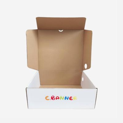 China Airplane Biodegradable Recycled Folding Box Colored Shipping Box Logo Printed Packaging Boxes Corrugated for sale