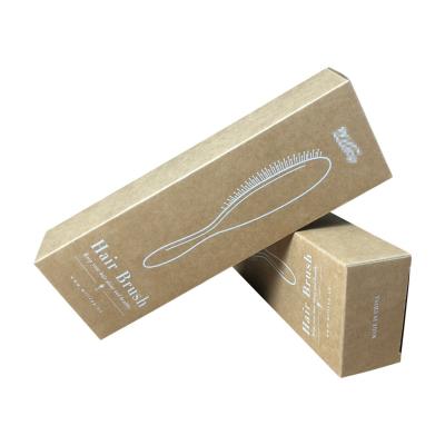 China Recycled Small Packaging Materials White Black Paper Box Custom Logo , Brown Kraft Paper Soap Recycled Folding Box Packaging for sale