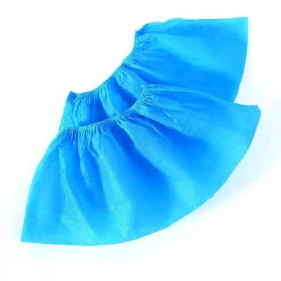 China Wholesale High Quality Non-woven Disposable Non-woven Medical Plastic Waterproof CPE Shoe Cover for sale