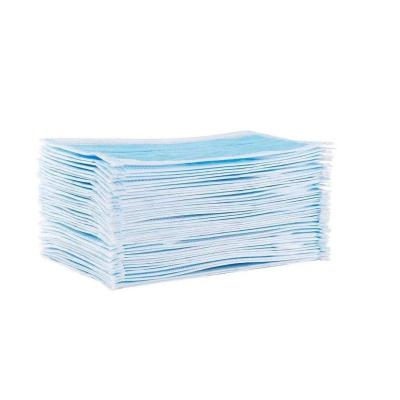 China 3 Layer Nonwoven Facemask PP Earloop Adult Medical Wholesale Disposable Face Mask for sale