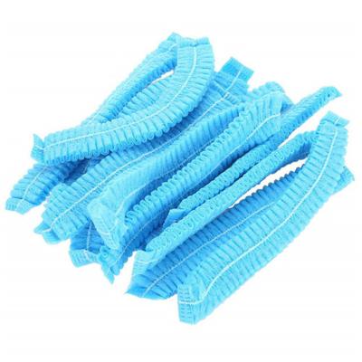 China Best Quality Disposable Clip Hat Convenient Selling Non Woven Buffing Elastic Rub Buffing Hats Caps for sale