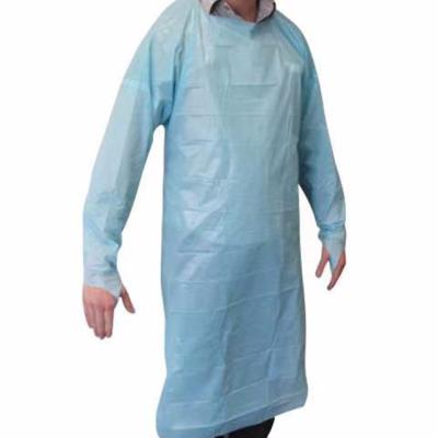 China Personal care priced to sell exam gown cpe isolation gown for sale