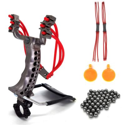 China New Outdoor Resin Fish Slingshot Shooting Competitive Hunting Set for sale