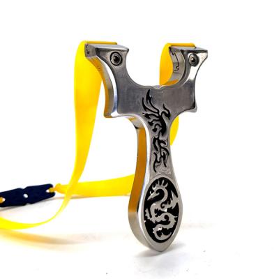 China A High Quality Outdoor Elastic Band Of Shooting Slingshot Stainless Steel Hunting Slingshots for sale