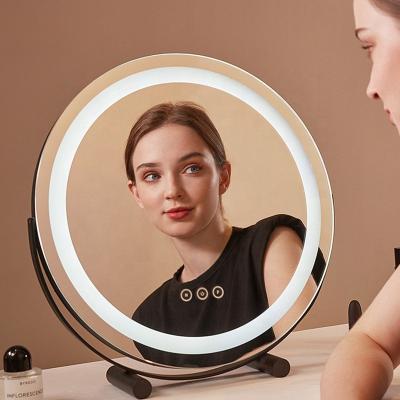 China Vanity light table with light makeup mirror lamp cosmeticsmall led vanity table table with lighted mirror makeup mirror for sale