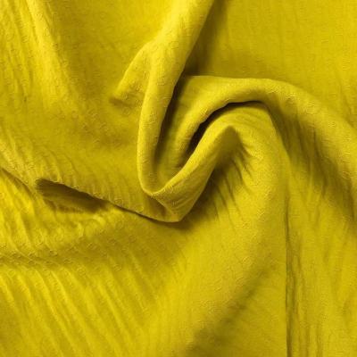 China Anti-static for dress cey yarn circle design jacquard with stretch woven fabric airflow chiffon dyeing fabric for sale