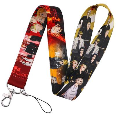 China Avengers mikey lanyards Polyester Tokyo News Work Card Lanyard Exhibition Membership Card Sling Certificate Set Key Lanyard for sale