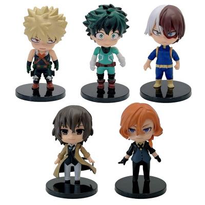 China Decoracion Hot Selling Anime My Hero Academia Mini Figures Toys 10cm Anime Figures Demon Ready Running Slayer Jujutsu Kaisen for sale