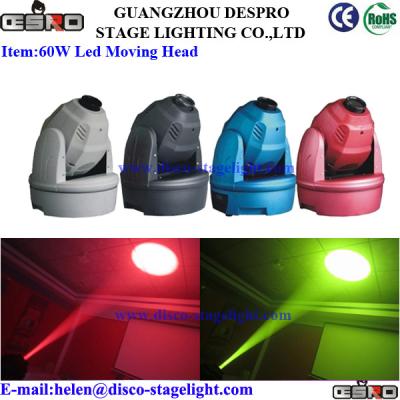 China bulbo principal móvil llevado 60W de la decoración de la boda de Lighing DJ del punto en venta