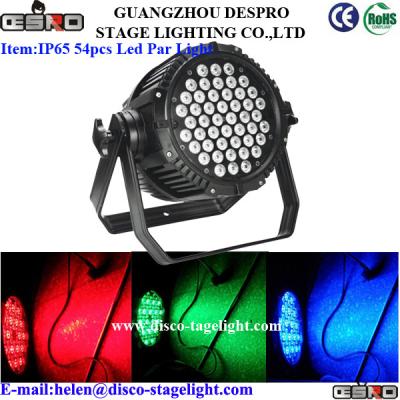 China Outdoor IP65 LED Par Can Lights RGBW DMX 512 LED Effect Light For Studio for sale